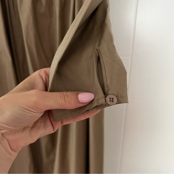 Reformation Khaki midi dress - Picture 8 of 12